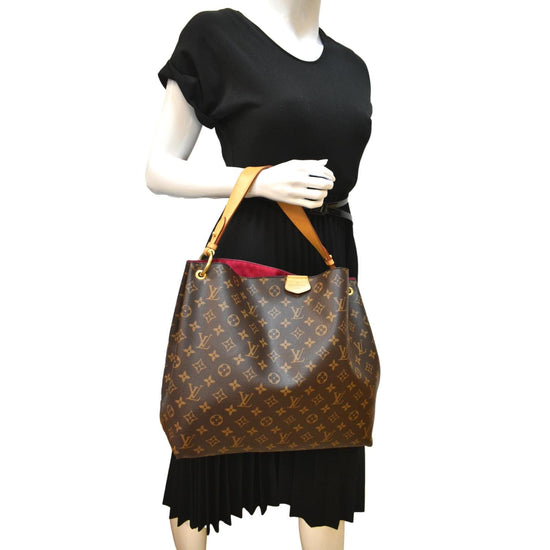 Louis Vuitton Graceful MM Monogram Bag New Brown Cloth ref.234939