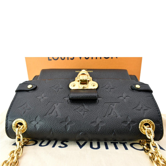 Louis Vuitton Vavin BB embossed black noir Monogram Empreinte