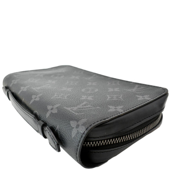 Louis Vuitton Zippy Wallet Monogram Eclipse Canvas Vertical Black 234967215