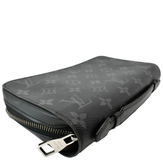 Louis Vuitton Zippy XL Wallet Black Monogram Eclipse - Allu USA