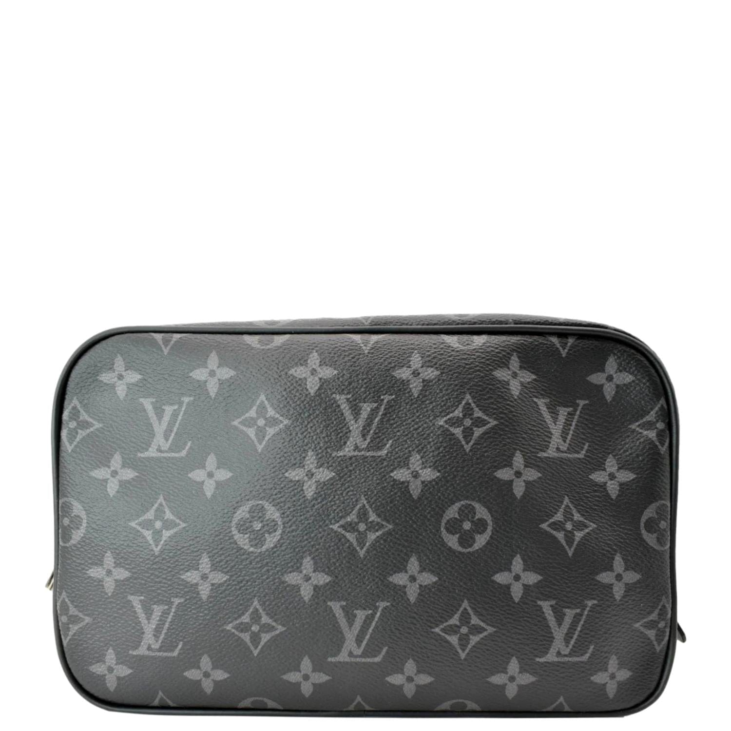 Louis Vuitton Monogram Eclipse Toilet Pouch GM in Black, Women's