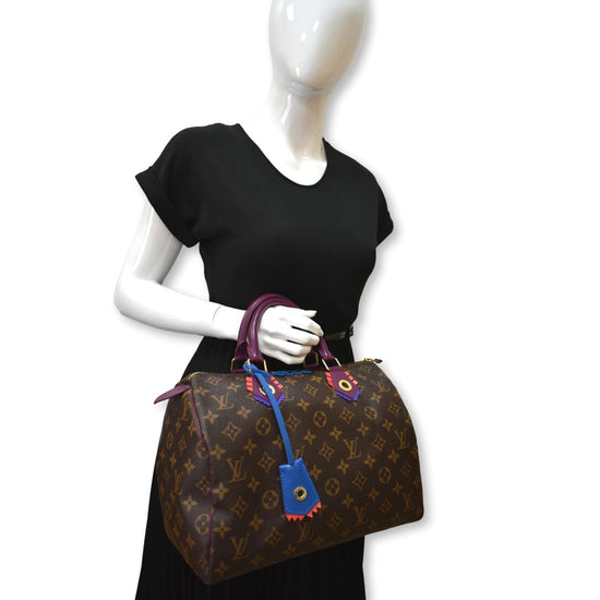 LOUIS VUITTON M41666 Handbag Speedy 30 Totem Monogram Monogram canvas