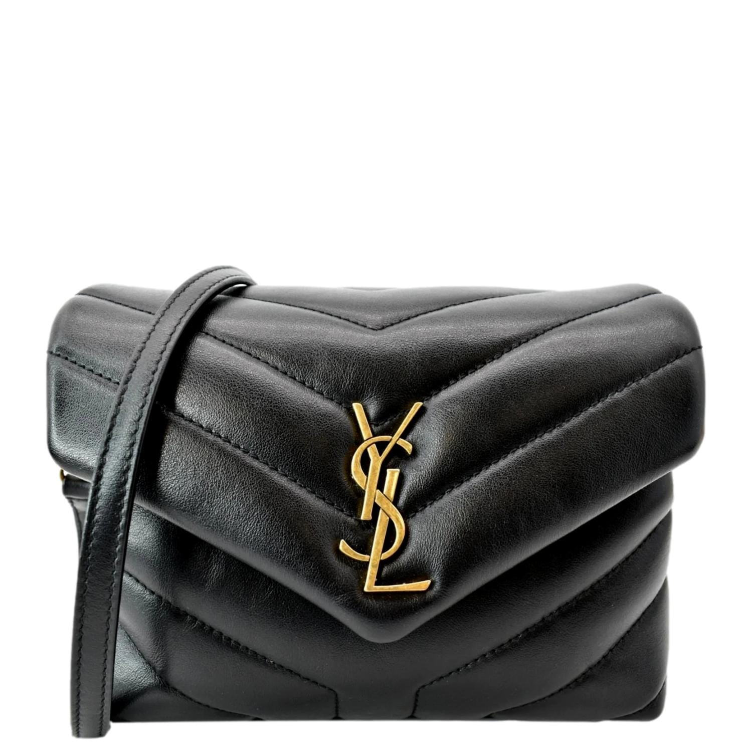 Saint Laurent Toy Loulou Matelassé Leather Crossbody Bag