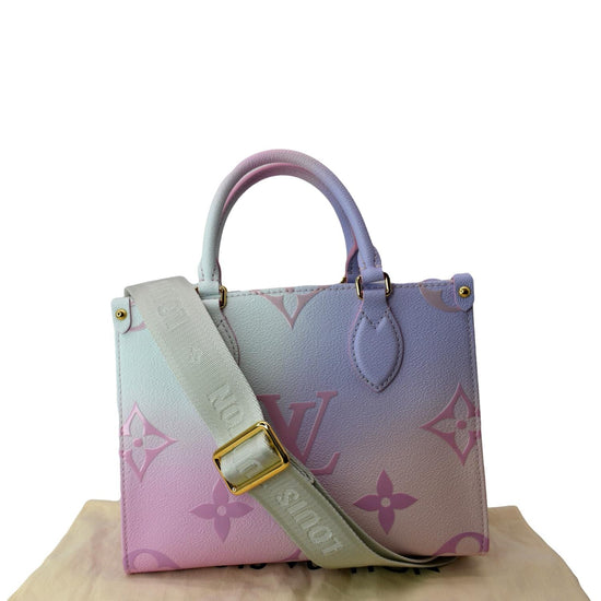 Louis Vuitton Sunrise Pastel Onthego PM Tote Crossbody Bag