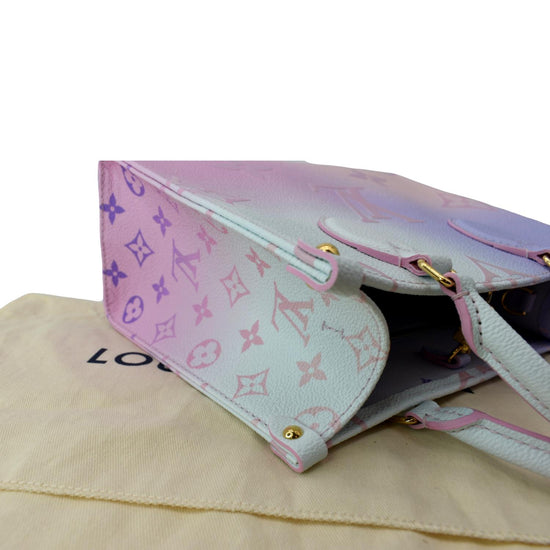 Louis Vuitton Limited Edition Sunrise Pastel Monogram OnTheGo PM Tote Bag -  Yoogi's Closet