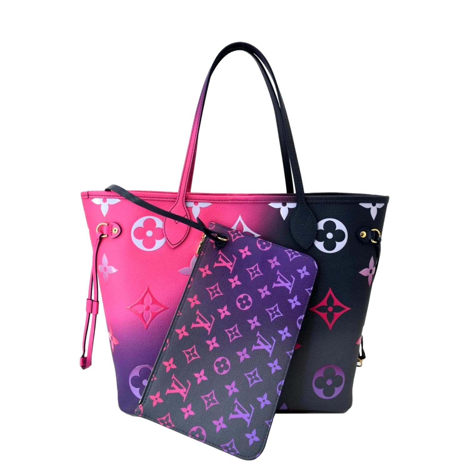 Replica Louis Vuitton NEVERFULL MM Bag LV MIDNIGHT FUCHSIA M20511 BLV1132  for Sale