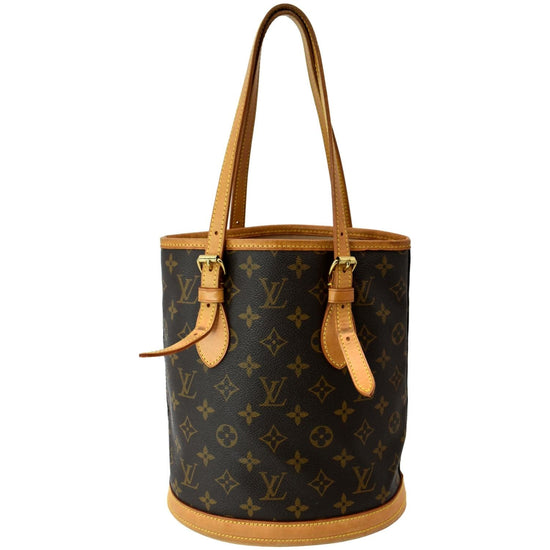 Louis Vuitton Vintage - Monogram Petit Bucket - Brown - Monogram Canvas Tote  Bag - Luxury High Quality - Avvenice