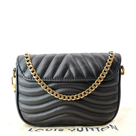 Louis Vuitton M56461 Black Calf Leather New Wave Multi Pochette Handbag -  The Attic Place