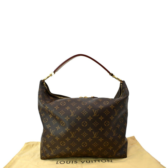 $2000 Louis Vuitton Monogram Canvas Classic Logo Sully MM Shoulder