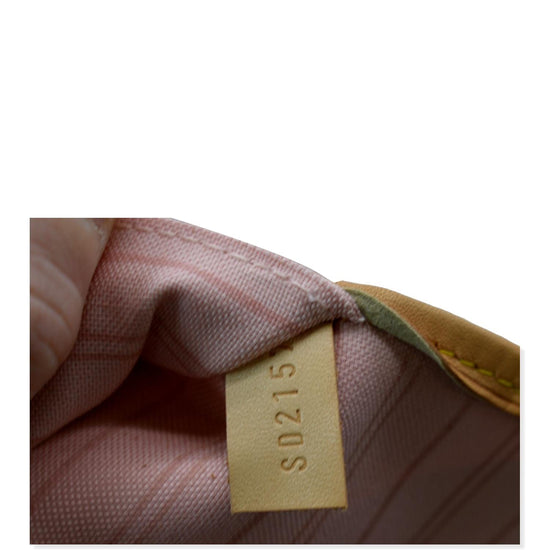 Neverfull Tahitienne Louis Vuitton ist noch nie da Pink Leder ref