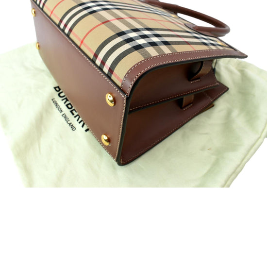 Medium Vintage Check Two-handle Title Bag