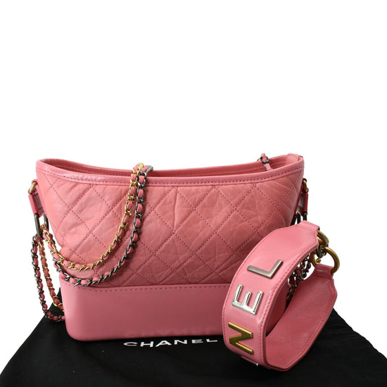 Gabrielle leather crossbody bag Chanel Pink in Leather - 37984440