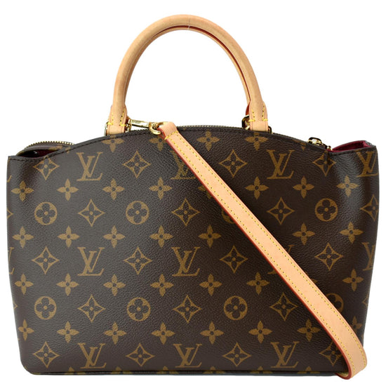 Louis Vuitton Ebene Monogram Coated Canvas Petit Palais Gold Hardware, 2021-2022 (Like New), Womens Handbag