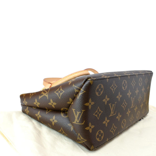 Louis Vuitton LV Petit Palais tote bag Brown Leather ref.492200