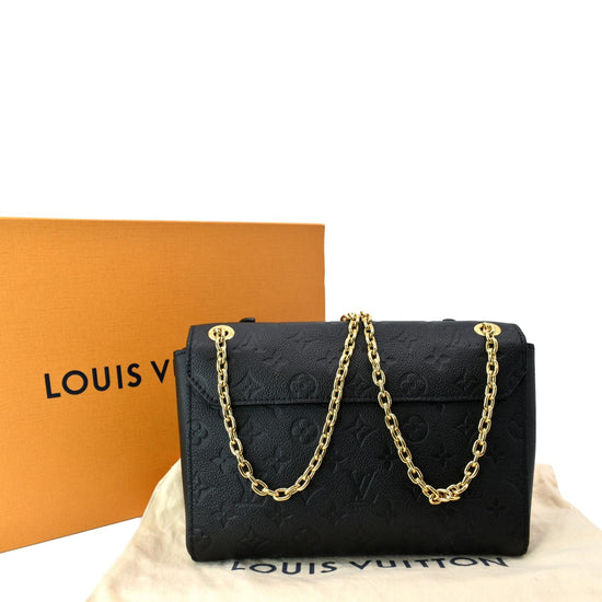 Louis Vuitton, Bags, Louis Vuitton Vavin Pm Empreinte Leather Gold Chain  Shoulder Crossbody Bag 30