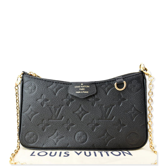 Louis Vuitton Easy Pouch Monogram Empreinte leather. Gradient collection.