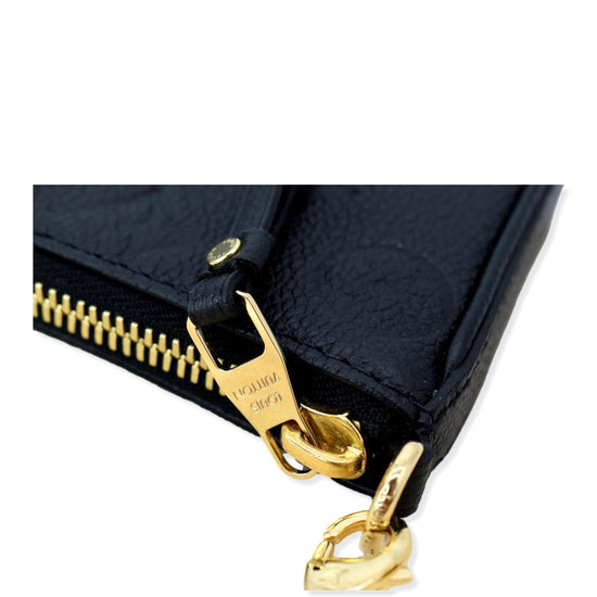 LOUIS VUITTON Easy Pouch on Strap Monogram Empreinte Shoulder Bag Black