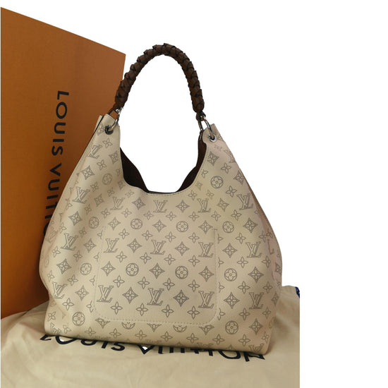 Louis Vuitton Carmel Hobo Mahina Calf Skin Bag with Charm – Perry's Jewelry