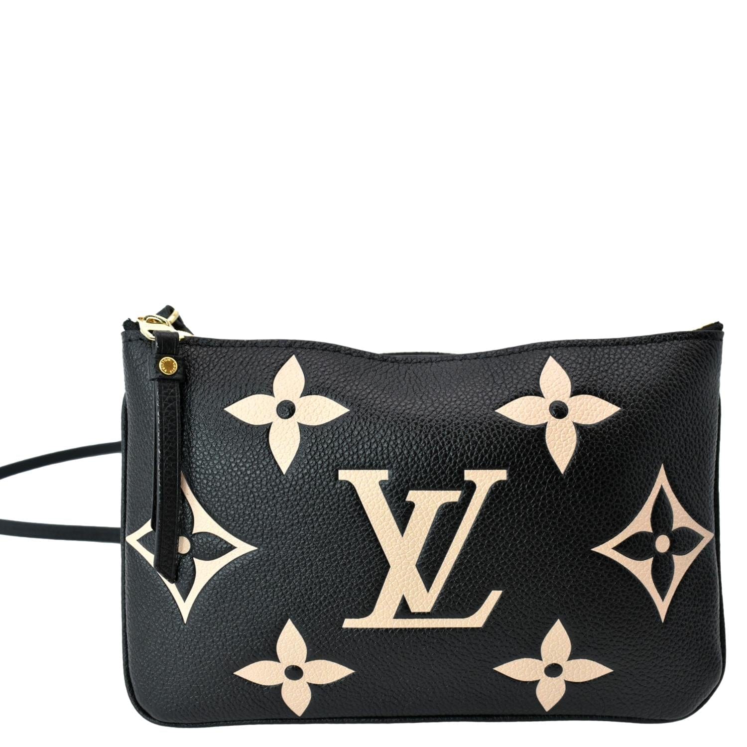 Louis Vuitton Monogram Double Card Holder 2020-21FW, Black