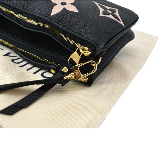 Double Zip Pochette Empreinte – Keeks Designer Handbags