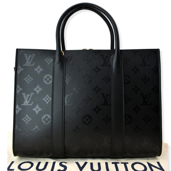 Louis Vuitton Cuir Plume and Cuir Ecume Leather Very One Handle in Noir