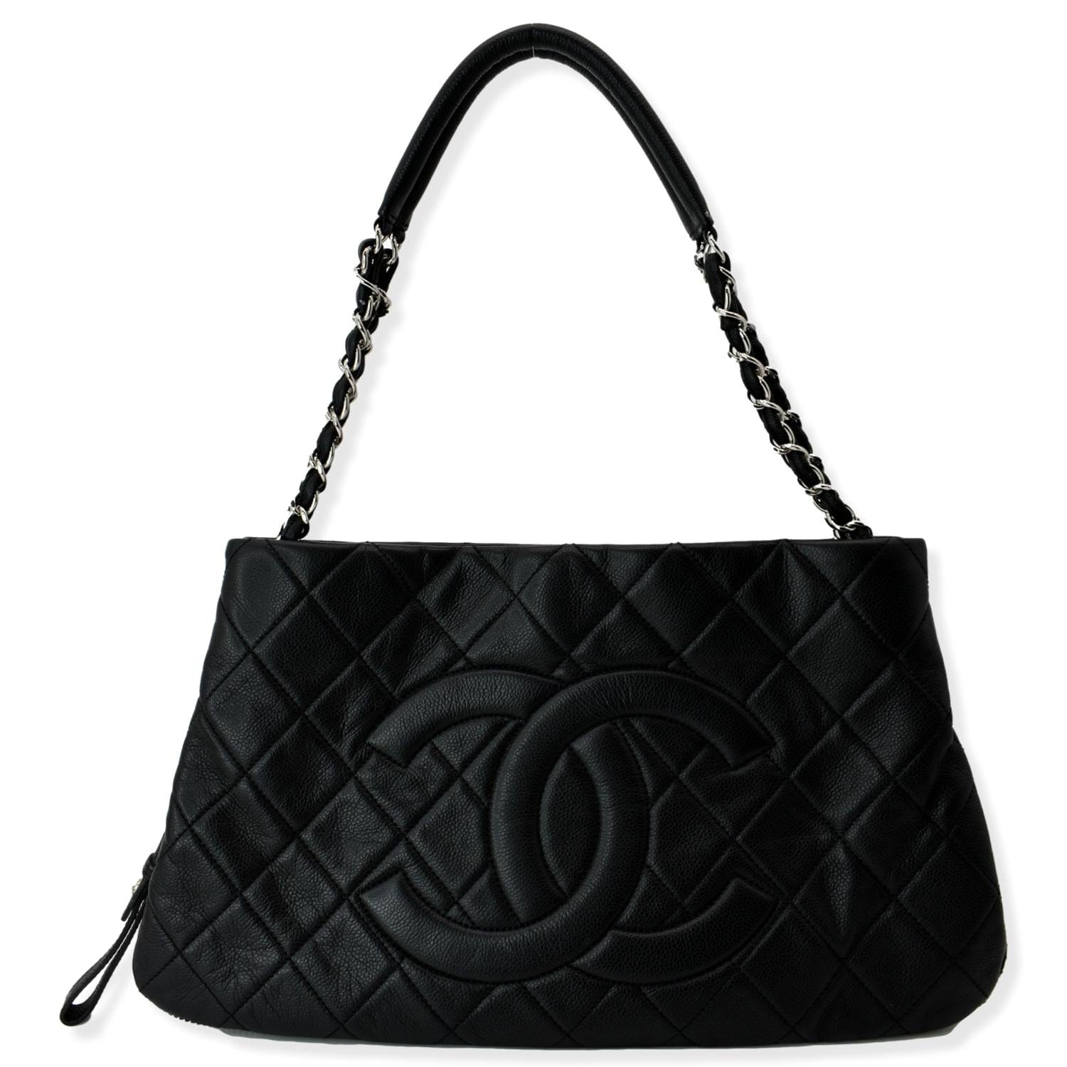Chanel Black Gray Plaid Wool CC Espadrille Flats 38 | 7.5