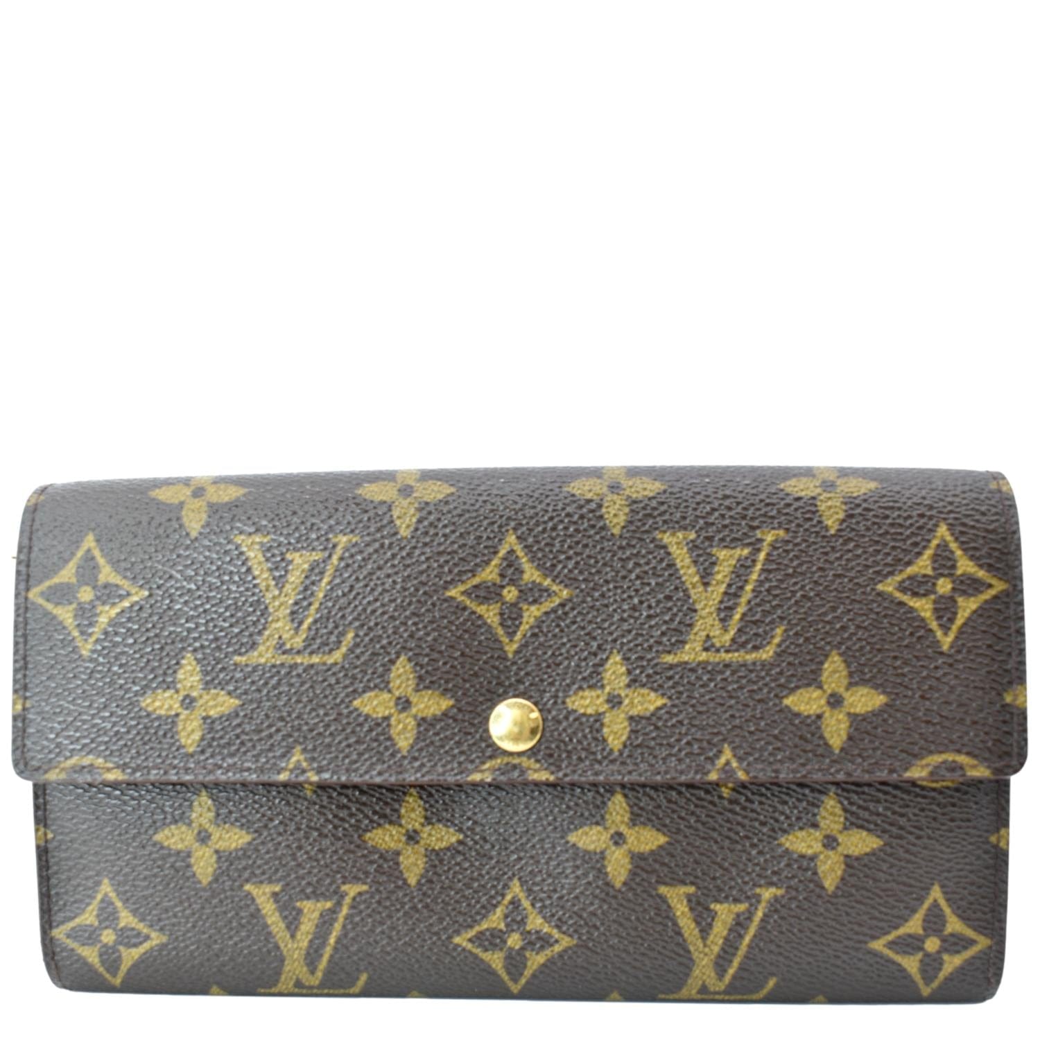 Louis Vuitton Monogram Canvas Sarah Wallet (Authentic Pre-Owned) - ShopStyle