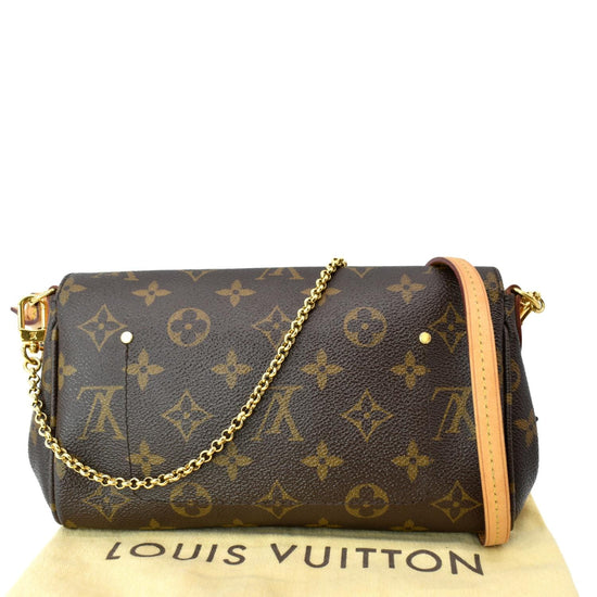 Louis Vuitton Favorite Pm Brown Monogram Canvas Shoulder Bag - MyDesignerly