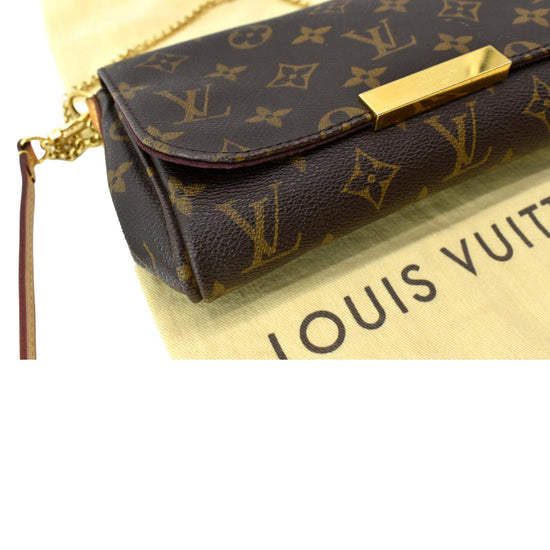 Louis Vuitton Favorite monogram PM Brown Leather ref.542675 - Joli