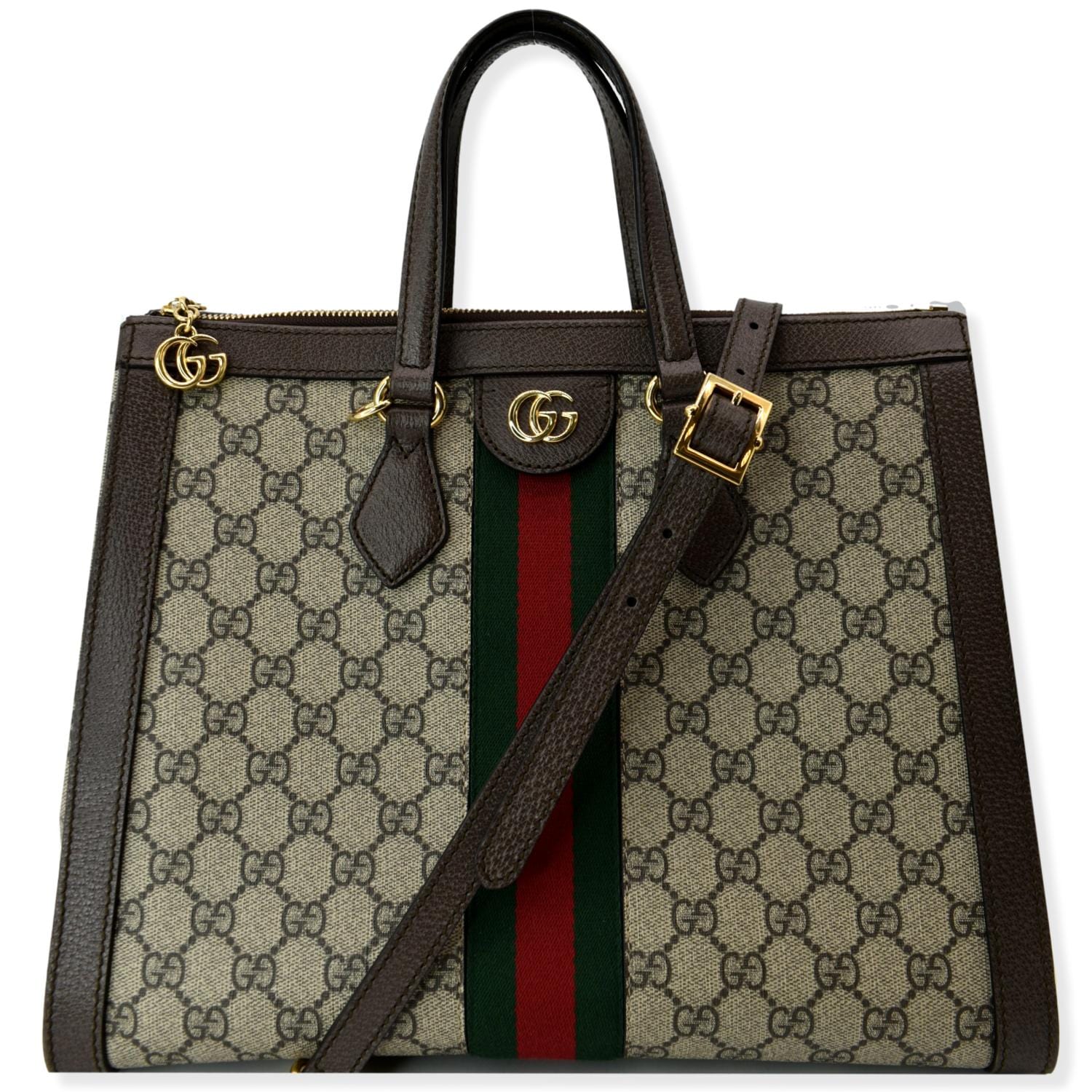 Ophidia gg supreme tote Gucci Blue in Synthetic - 34306557