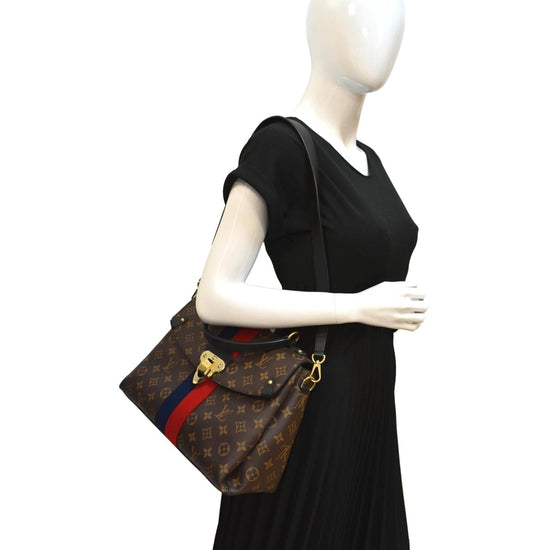 Georges leather crossbody bag Louis Vuitton Brown in Leather