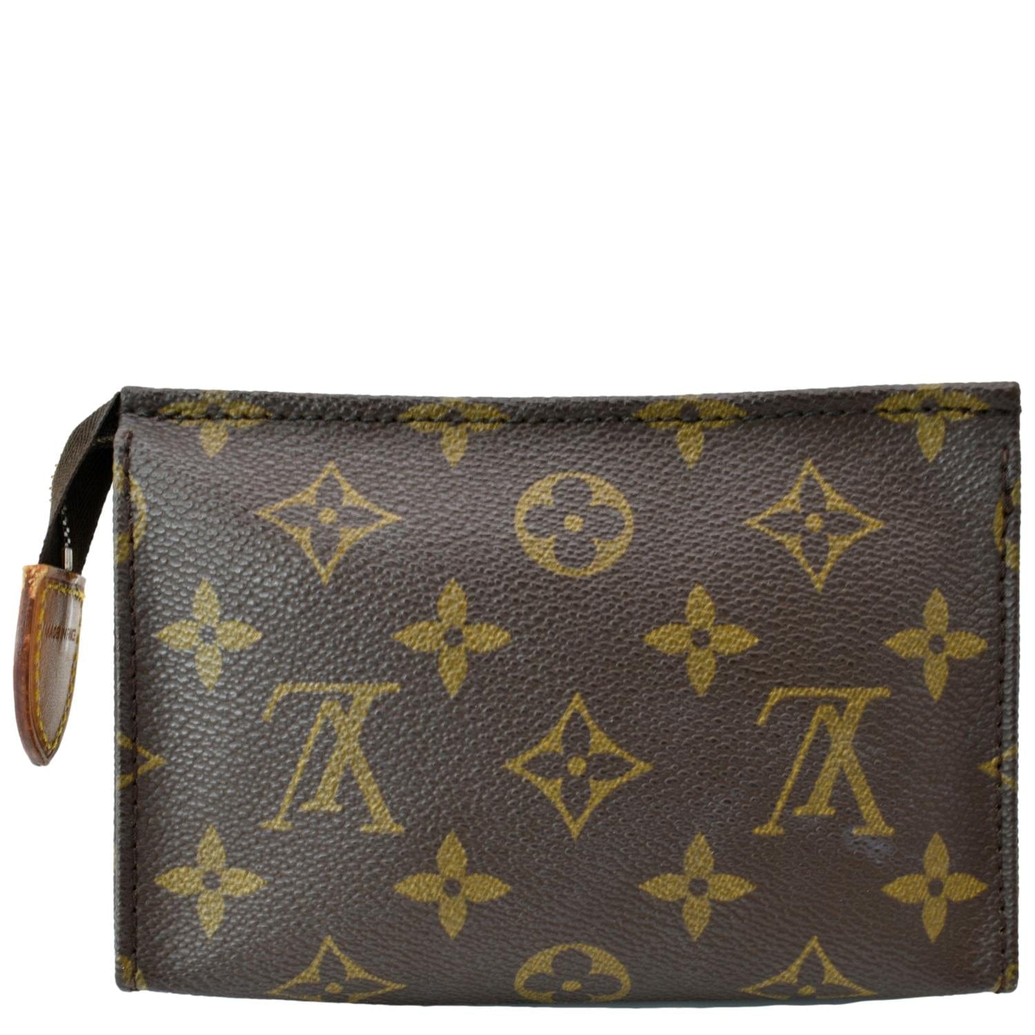 Louis Vuitton Toiletry Pouch 15 Monogram Brown in Coated Canvas with  GOLD-TONE - US