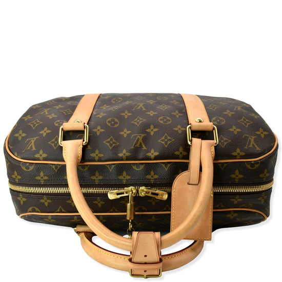 Louis Vuitton Monogram Canvas Leather Small Top Handle Satchel Carryall  Flap Bag