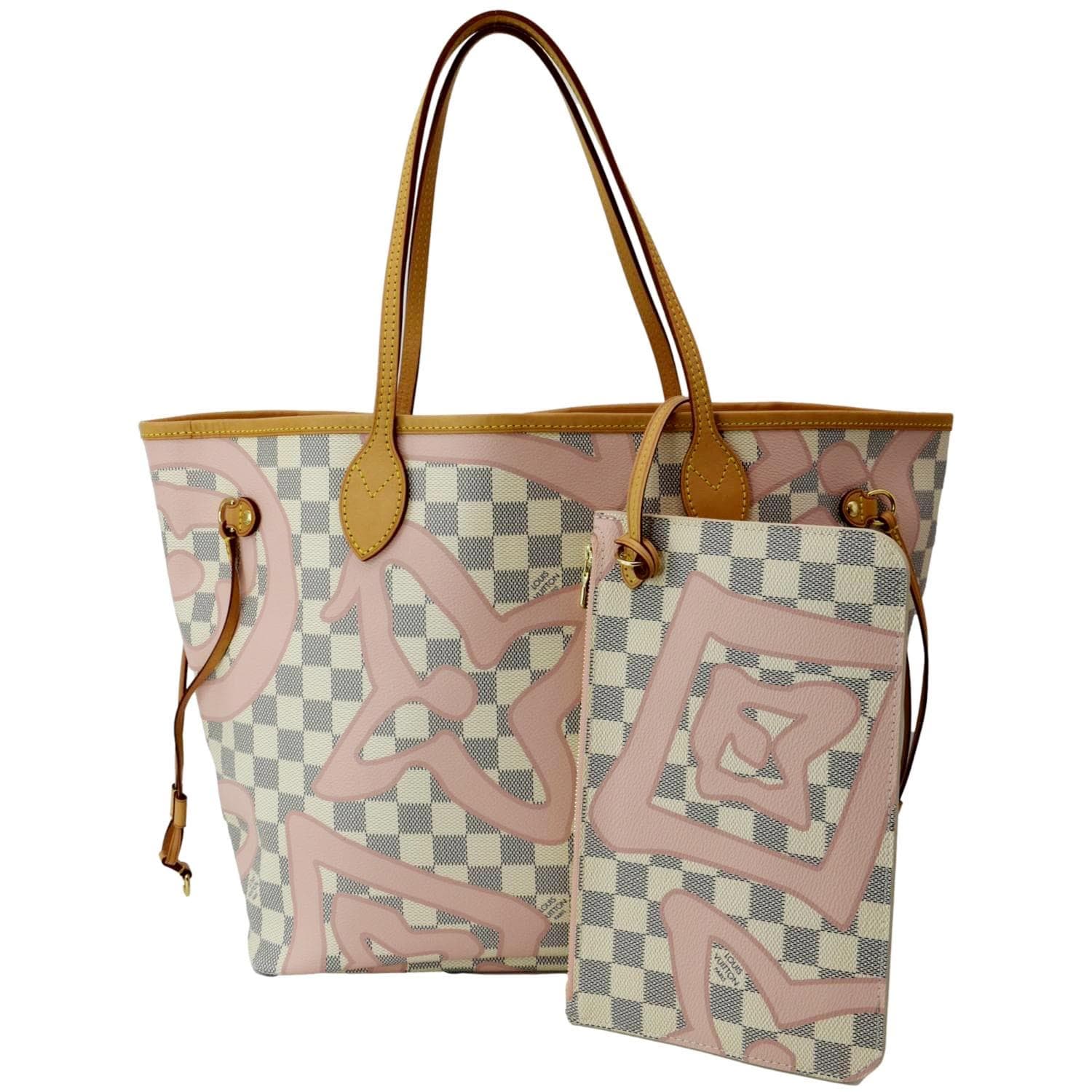 Louis Vuitton Masters Fragonard Neverfull MM Tote Pink - MyDesignerly