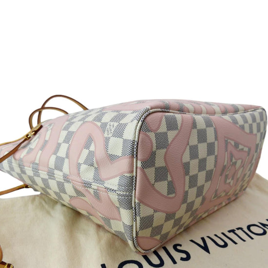 Louis Vuitton Tahitienne Neverfull MM, Azur, Preowned in Dustbag
