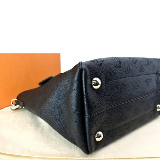 Authentic Louis Vuitton Black Mahina Leather Hina PM Tote Bag – Paris  Station Shop