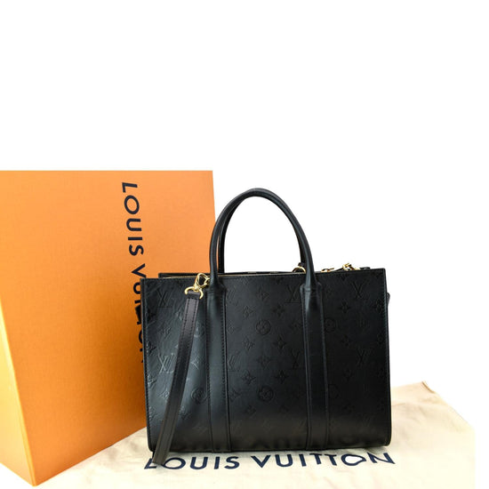 Louis Vuitton Monogram Cuir Plume Very Chain Bag Noir 