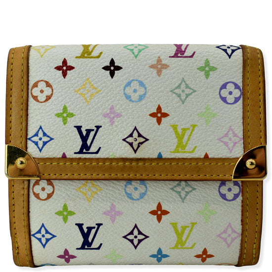 Leather wallet Louis Vuitton White in Leather - 31763247