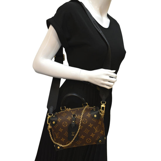Louis Vuitton Petite Malle Womens Shoulder Bags 2023-24FW, Black