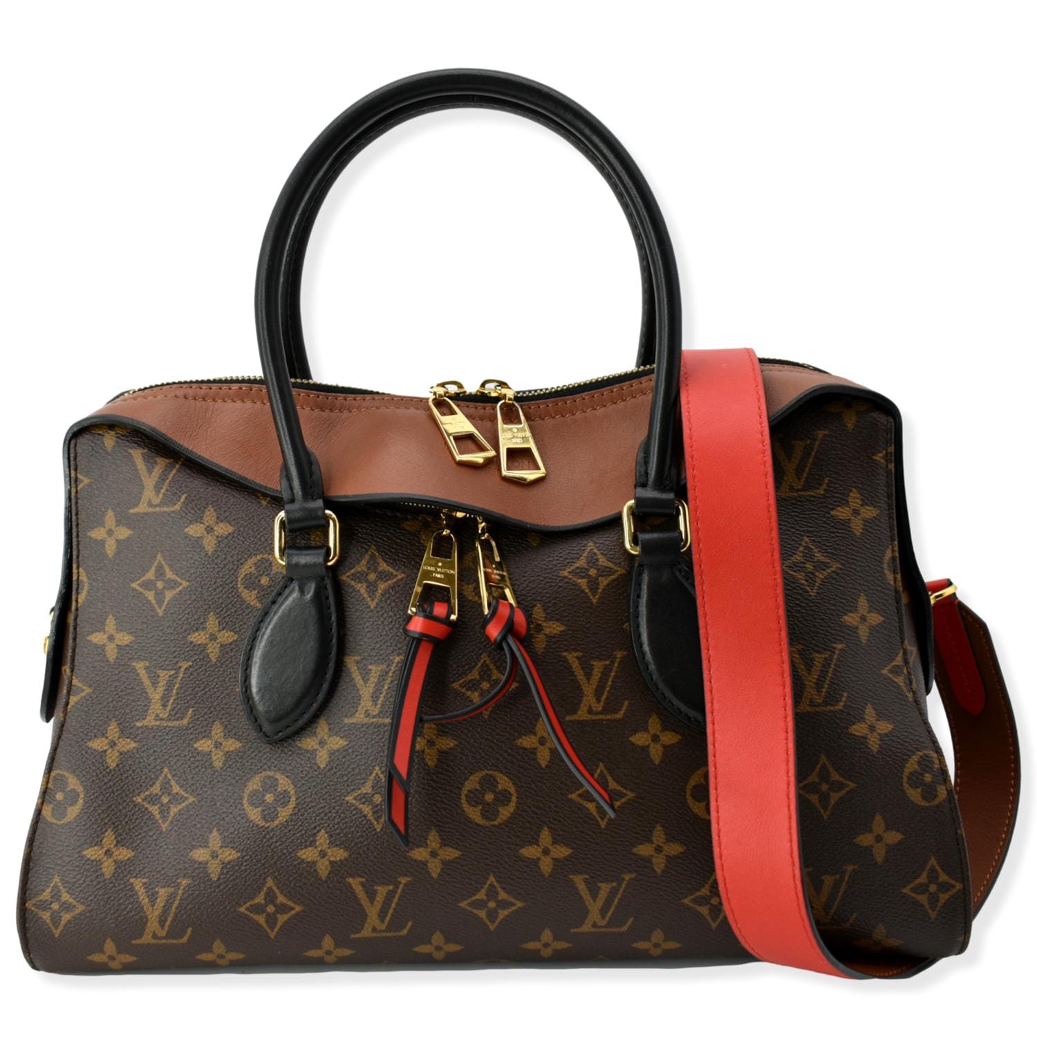 Louis Vuitton Tuileries Hobo Monogram Canvas with Leather - ShopStyle