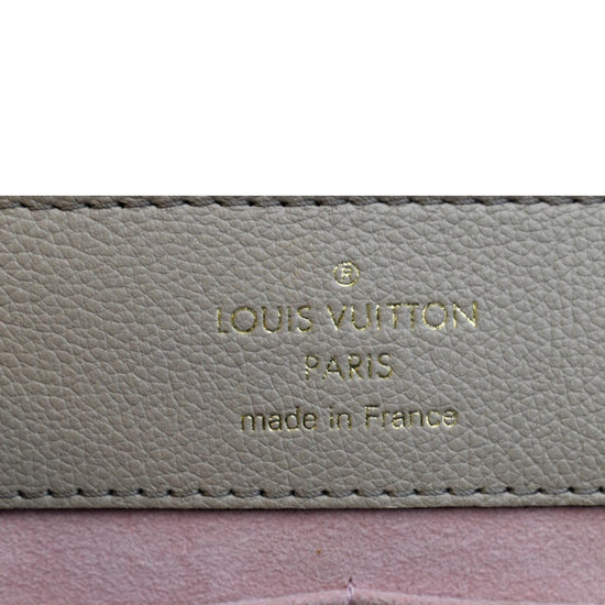 Louis Vuitton Lockme Ever MM bag Calfskin Burgundy and Off White M52431