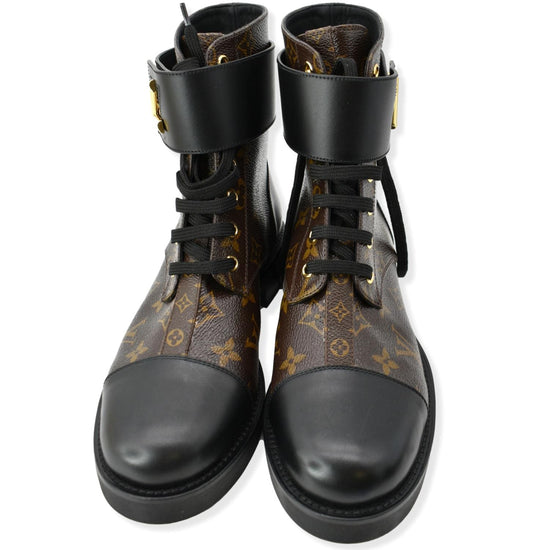 Louis Vuitton Monogram Canvas and Leather Wonderland Ranger Ankle Boot -  BOPF