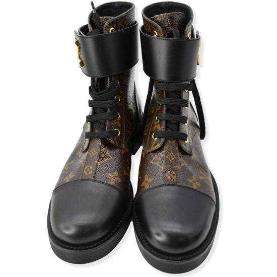 Louis Vuitton - Authenticated Wonderland Ankle Boots - Leather Brown for Women, Very Good Condition