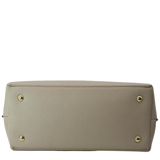 Lockme leather handbag Louis Vuitton Brown in Leather - 34679527