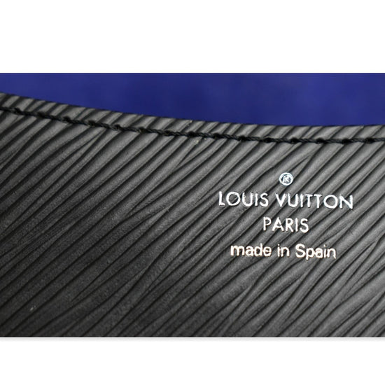 LOUIS VUITTON Buci Epi Grained Leather Shoulder Bag Black - 15