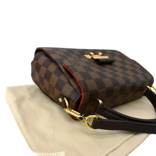 Croisette leather crossbody bag Louis Vuitton Brown in Leather