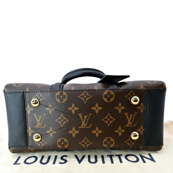 Louis Vuitton Black Leather & Monogram Canvas Soufflot BB, myGemma, CH