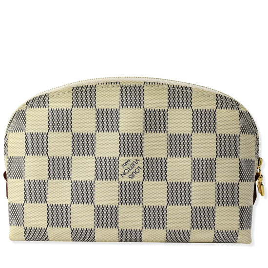 Louis Vuitton 2011 Pre-owned Damier Azur Cosmetic Bag - White