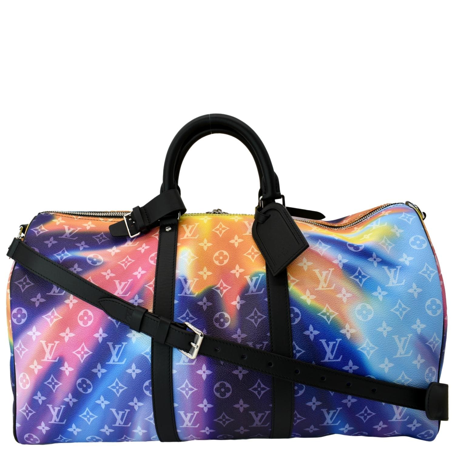 Keepall leather travel bag Louis Vuitton Multicolour in Leather