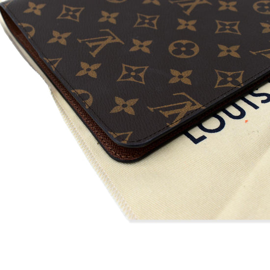 LOUIS VUITTON Monogram Canvas Note Book Cover Brown